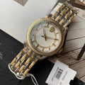  Shop Authentic Versace V Eternal Quartz White Dial Two Tone Steel Strap Watch For Men - VEPO00620 - Luxxuri