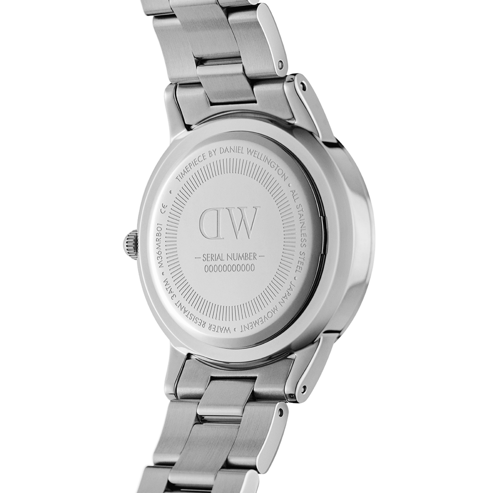  Shop Authentic Daniel Wellington Iconic Link Black Dial Silver Steel Strap Watch for Women - DW00100204 - Luxxuri