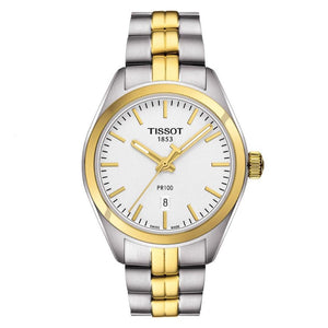  Shop Authentic Tissot T Classic PR 100 White Dial Two Tone Steel Strap Watch for Men - T101.410.22.031.00 - Luxxuri