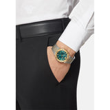  Shop Authentic Versace Greca Green Dial Silver Steel Strap Watch for Men - VEVI00420 - Luxxuri