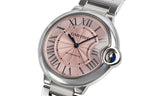 Shop Authentic Cartier Ballon Bleu De Cartier Pink Dial Silver Steel Strap Watch for Women - W6920041 - Luxxuri