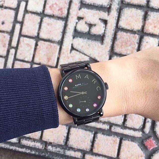  Shop Authentic Marc Jacobs Baker Black Dial Black Steel Strap Watch for Women - MBM3425 - Luxxuri