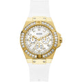 Shop Authentic Guess Venus Diamonds White Dial White Rubber Strap Watch for Women - GW0118L5 - Luxxuri