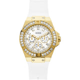  Shop Authentic Guess Venus Diamonds White Dial White Rubber Strap Watch for Women - GW0118L5 - Luxxuri