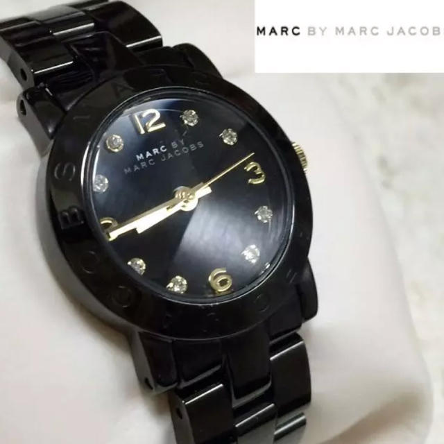  Shop Authentic Marc Jacobs Amy Black Dial Black Steel Strap Watch for Women - MBM8595 - Luxxuri