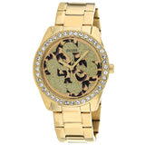  Shop Authentic Guess G Twist Diamonds Gold Dial Gold Steel Strap Watch For Women - W1201L2 - Luxxuri