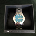  Shop Authentic Marc Jacobs Amy Blue Dial Silver Steel Strap Watch for Women - MBM3272 - Luxxuri