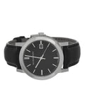  Shop Authentic Burberry The City Black Dial Black Leather Strap Watch for Men - BU9009 - Luxxuri
