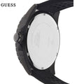  Shop Authentic Guess Odyssey Quartz Black Dial Black Leather Strap Watch For Men - W1108G5 - Luxxuri