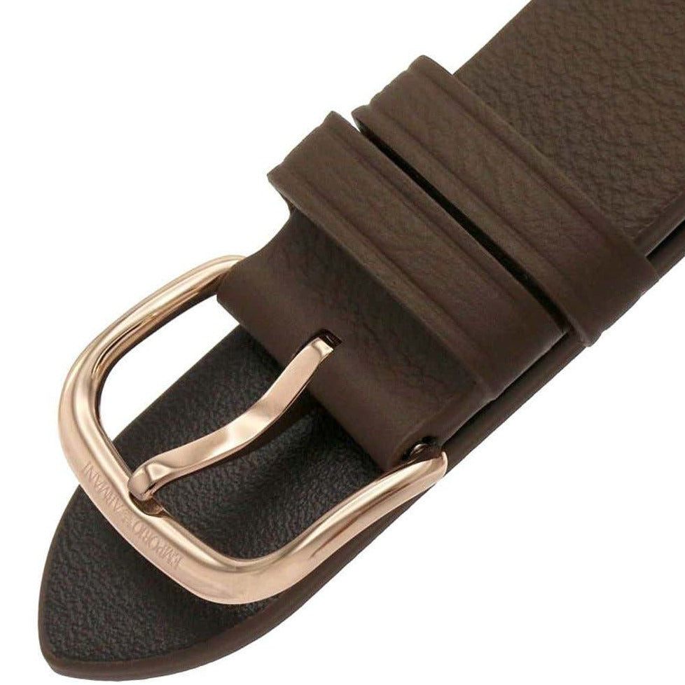  Shop Authentic Emporio Armani Aviator Quartz Black Dial Brown Leather Strap Watch For Men - AR11337 - Luxxuri