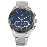  Shop Authentic Maserati Traguardo Chronograph 45mm Blue Dial Stainless Steel Watch For Men - R8873612014 - Luxxuri