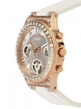  Shop Authentic Guess Moonlight Diamonds White Dial White Rubber Strap Watch for Women - GW0257L2 - Luxxuri