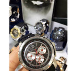 Shop Authentic Maserati SFIDA Chronograph Black Silver Dial Black Rubber Strap Watch For Men - R8851123001 - Luxxuri