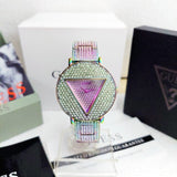  Shop Authentic Guess Trend Diamonds Purple Dial Purple Steel Strap Watch for Women - GW0512L4 - Luxxuri