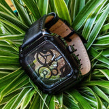 Shop Authentic Fossil Inscription Automatic Skeleton Black Dial Black Steel Strap Watch for Men - BQ2574 - Luxxuri