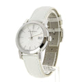  Shop Authentic Burberry The City White Dial White Leather Strap Watch for Women - BU9128 - Luxxuri