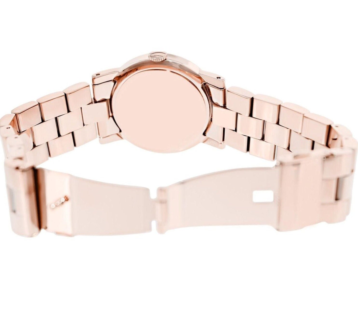 Marc Jacobs Amy Pink Dial Rose Gold Steel Strap Dial Watch for Women - MBM8625