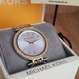  Shop Authentic Michael Kors Darci Silver Dial Two Tone Stainless Steel Strap Watch for Women - MK3215 - Luxxuri