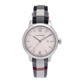 Shop Authentic Burberry Classic Stone Silver Dial Horseberry Black Leather Strap Watch for Women - BU10103 - Luxxuri