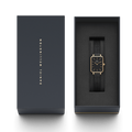  Shop Authentic Daniel Wellington Quadro Pressed Ashfield Black Dial Black Mesh Strap Watch for Women - DW00100467 - Luxxuri