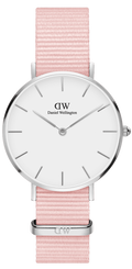  Shop Authentic Daniel Wellington Classic Petite Rosewater White Dial Pink NATO Strap Watch For Women - DW001000318 - Luxxuri
