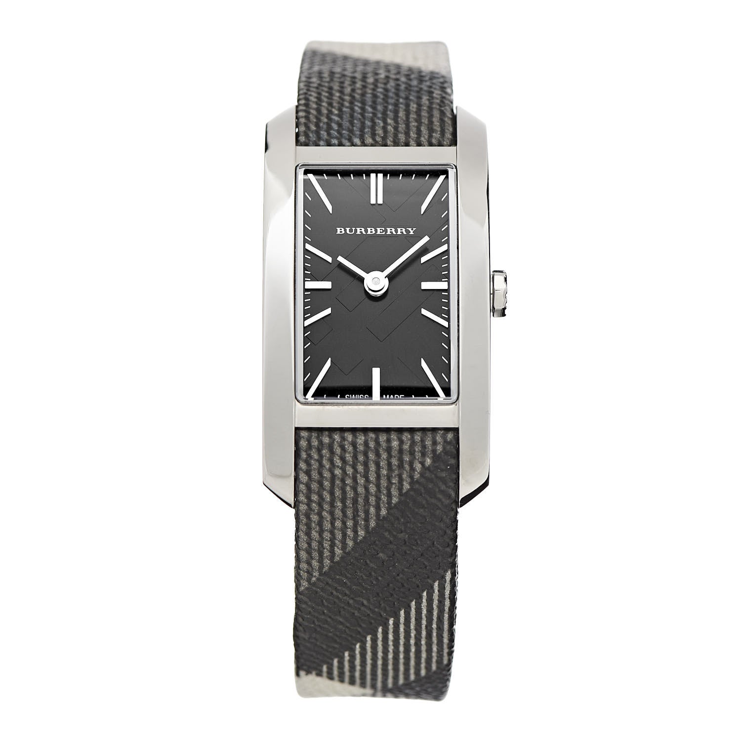  Shop Authentic Burberry The Pioneer Black Dial Leather Strap Watch for Women - BU9505 - Luxxuri