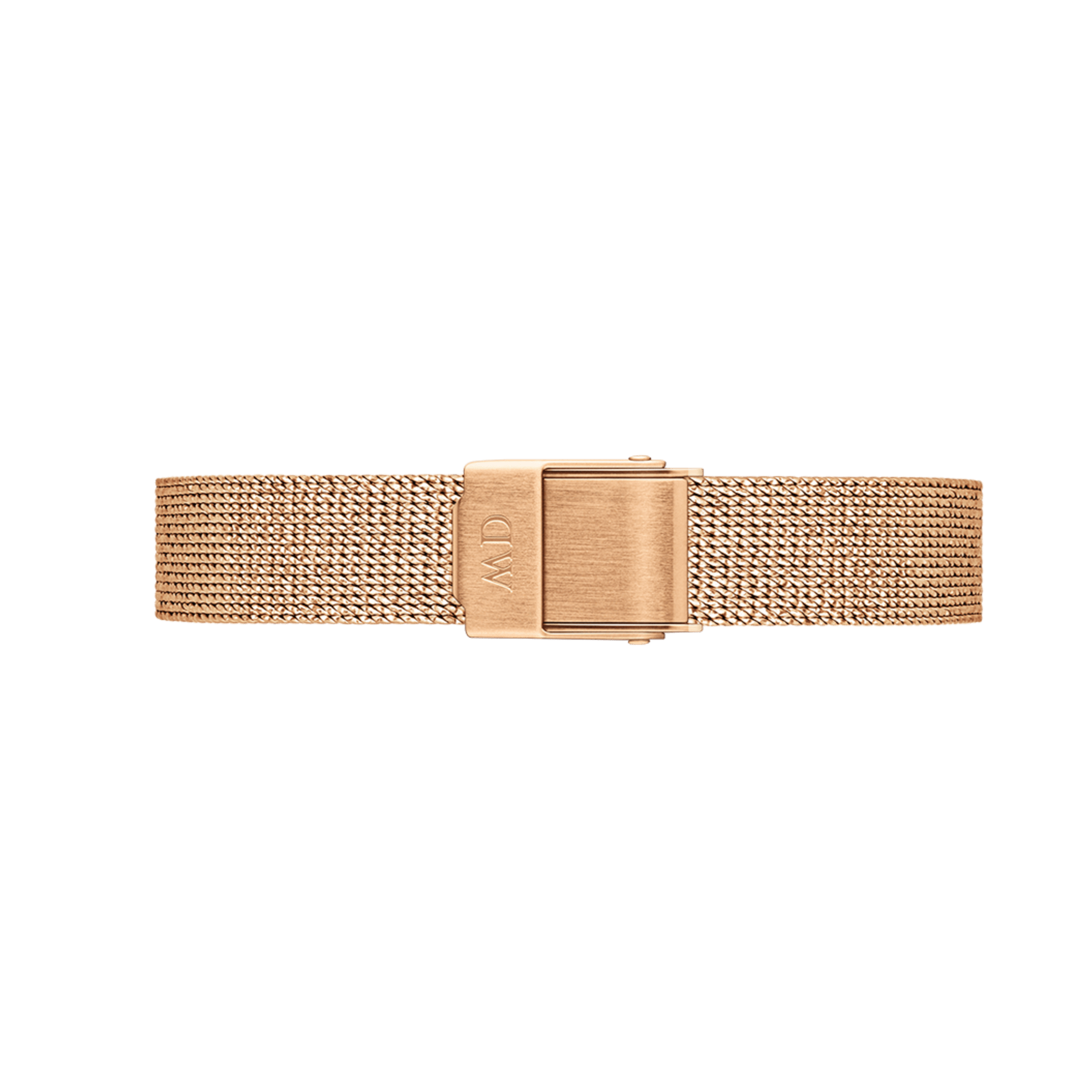 Daniel Wellington Quadro Melrose Green Dial Rose Gold Mesh Strap Watch For Women - DW00100437