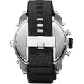  Shop Authentic Diesel Mr Daddy Chronograph White Dial Black Leather Strap Watch For Men - DZ7125 - Luxxuri