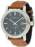  Shop Authentic Burberry The City Black Dial Brown Leather Strap Watch for Men - BU9905 - Luxxuri