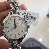  Shop Authentic Michael Kors Slim Runway Silver Dial Silver Steel Strap Watch for Women - MK3279 - Luxxuri
