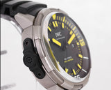  Shop Authentic IWC Aquatimer Automatic 2000 Black Dial Black Rubber Strap Watch for Men - IW358001 - Luxxuri