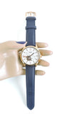  Shop Authentic Fossil Townsman Automatic Chronograph White Dial Blue Leather Strap Watch for Men - ME3167 - Luxxuri