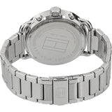  Shop Authentic Tommy Hilfiger Briggs Chronograph Black Dial Silver Steel Strap Watch for Men - 1791422 - Luxxuri