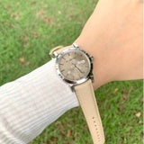  Shop Authentic Burberry The City Beige Dial Beige Leather Strap Watch for Women - BU9107 - Luxxuri