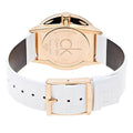  Shop Authentic Calvin Klein Skirt Chronograph White Dial White Leather Strap Watch for Women - K2U296L6 - Luxxuri