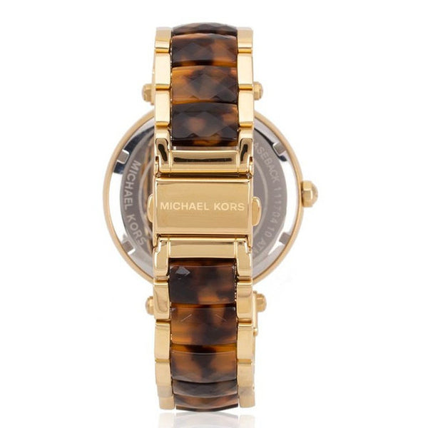  Shop Authentic Michael Kors Parker Mother Of Pearl White Dial Two Tone Steel Strap Watch For Women - MK6518 - Luxxuri