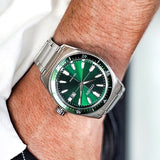  Shop Authentic Citizen Eco Drive Vintage Green Dial Silver Steel Strap Watch For Men - AW1598-70X - Luxxuri