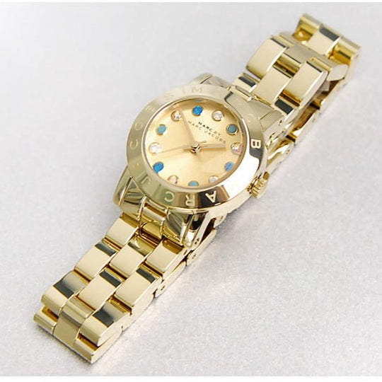  Shop Authentic Marc Jacobs Amy Dexter Gold Dial Gold Steel Strap Watch for Women - MBM3218 - Luxxuri