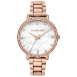  Shop Authentic Michael Kors Pyper Three-Hand White Dial Rose Gold Steel Strap Watch For Women - MK4594 - Luxxuri