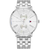  Shop Authentic Tommy Hilfiger Jenna Quartz White Dial Silver Steel Strap Watch for Women - 1782068 - Luxxuri