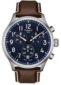  Shop Authentic Tissot Chrono XL Vintage Blue Dial Brown Leather Strap Watch For Men - T116.617.16.042.00 - Luxxuri