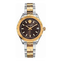  Shop Authentic Versace Hellenyium Brown Dial Two Tone Steel Strap Watch for Women - V12040015 - Luxxuri