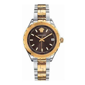  Shop Authentic Versace Hellenyium Brown Dial Two Tone Steel Strap Watch for Women - V12040015 - Luxxuri