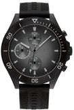  Shop Authentic Tommy Hilfiger Larson Chronograph Black Dial Black Rubber Strap Watch For Men - 1791921 - Luxxuri