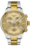  Shop Authentic Tissot T Sport Chrono XL Classic Gold Dial Two Tone Steel Strap Watch for Men - T116.617.22.021.00 - Luxxuri
