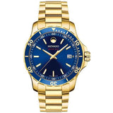  Shop Authentic Movado Series 800 Blue Dial Gold Steel Strap Watch For Men - 2600144 - Luxxuri