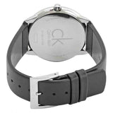  Shop Authentic Calvin Klein Minimal Black Dial Black Leather Strap Watch for Men - K3M211C3 - Luxxuri