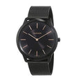  Shop Authentic Calvin Klein Minimal Black Dial Black Mesh Bracelet Watch for Men - K3M21421 - Luxxuri