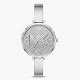  Shop Authentic Michael Kors Charley Quartz Crystals Silver Dial Silver Steel Strap Watch For Women - MK4432 - Luxxuri