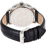  Shop Authentic Tommy Hilfiger Keagan Quartz Grey Dial Black Leather Strap Watch for Men - 1791289 - Luxxuri
